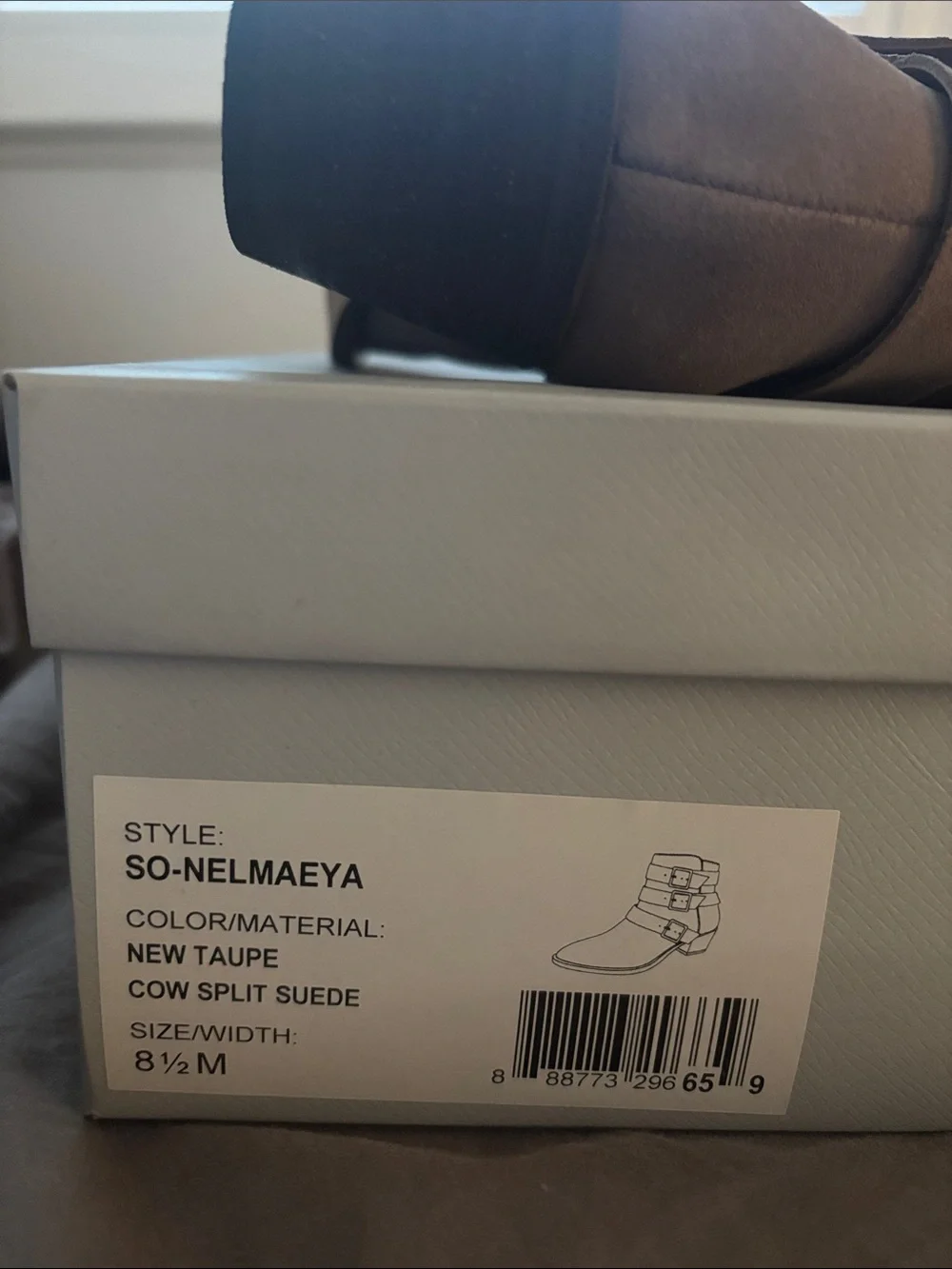 Sole Society taupe ankle